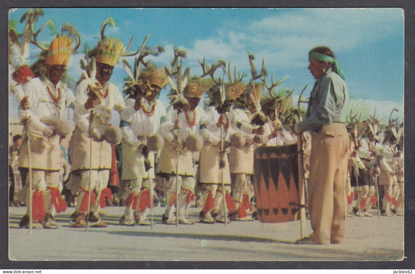 127667/ SANTA CLARA PUEBLO, Indian Deer Dance - Altri & Non Classificati