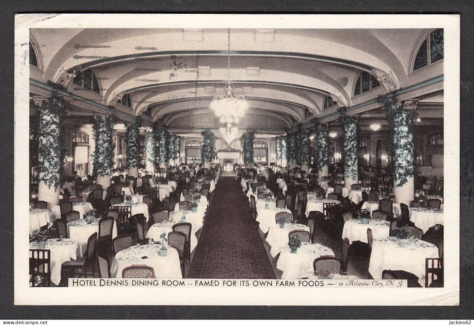 115088/ ATLANTIC CITY, Hotel Dennis Dining Room... Famed For Its Own Farm Foods - Atlantic City