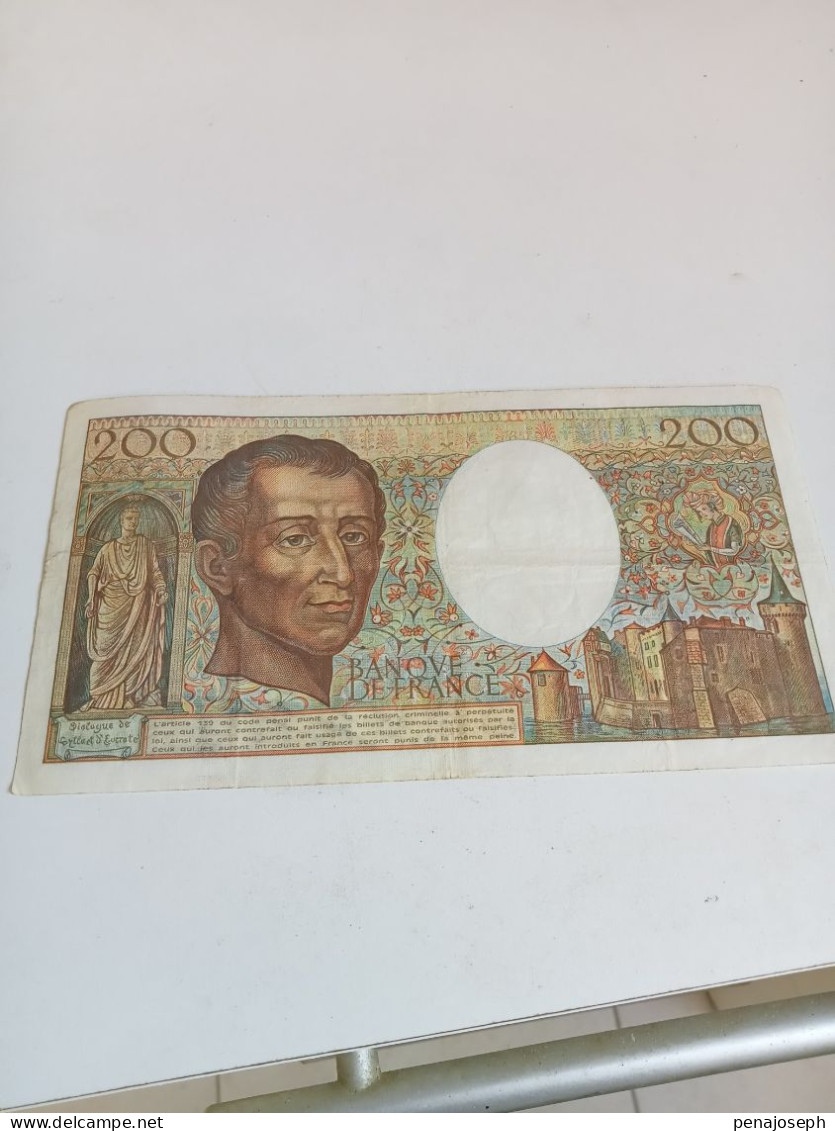 Billet De 200 Francs 1987 - 200 F 1981-1994 ''Montesquieu''