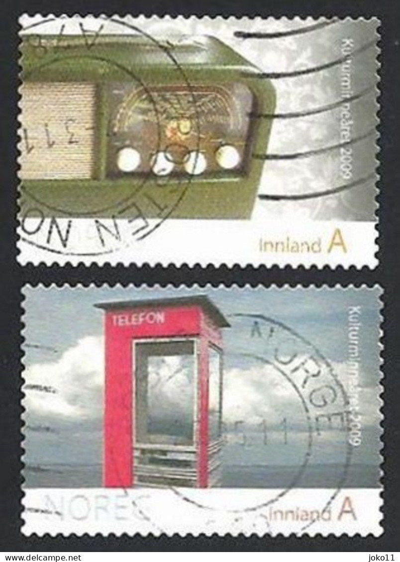 Norwegen, 2009, Mi.-Nr. 1691-1692, Gestempelt - Usati