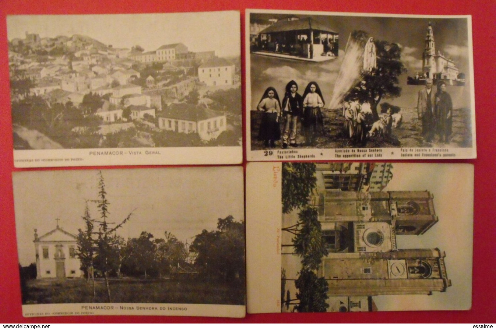 Lot De 4 Cartes Postales. Portugal. Apparitions Lisboa Penamacor - Sammlungen & Sammellose