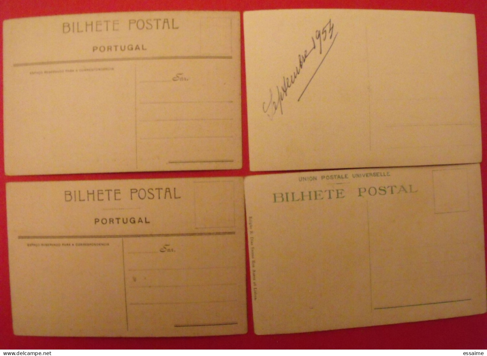 Lot De 4 Cartes Postales. Portugal. Apparitions Lisboa Penamacor - Collections & Lots