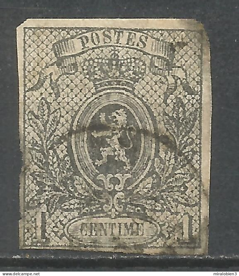 BELGICA YVERT NUM. 22 USADO - 1866-1867 Blasón