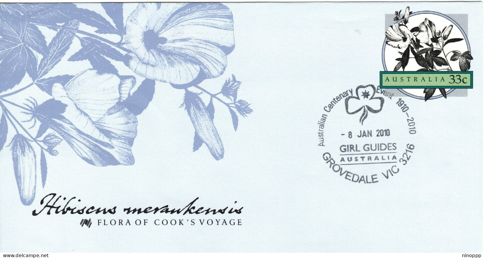 Australia 2010 Australian Centenary Event,Girl Guides,souvenir Cover - Marcophilie