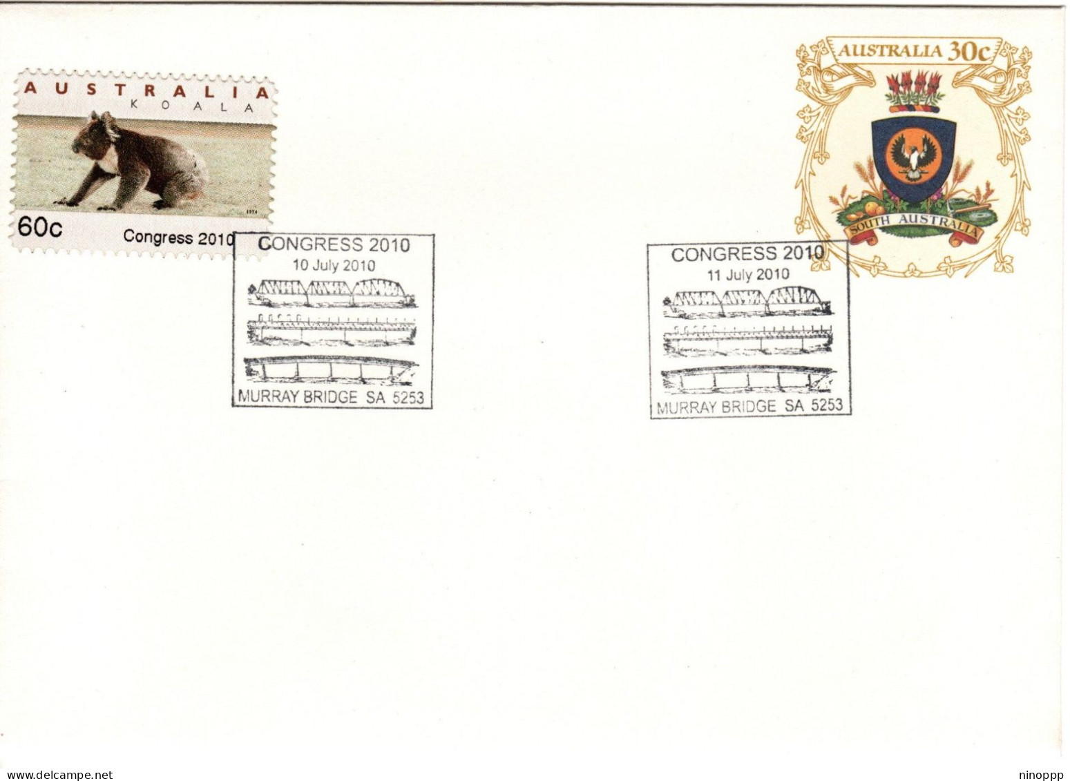 Australia 2010 Congress 2010,souvenir Cover - Postmark Collection