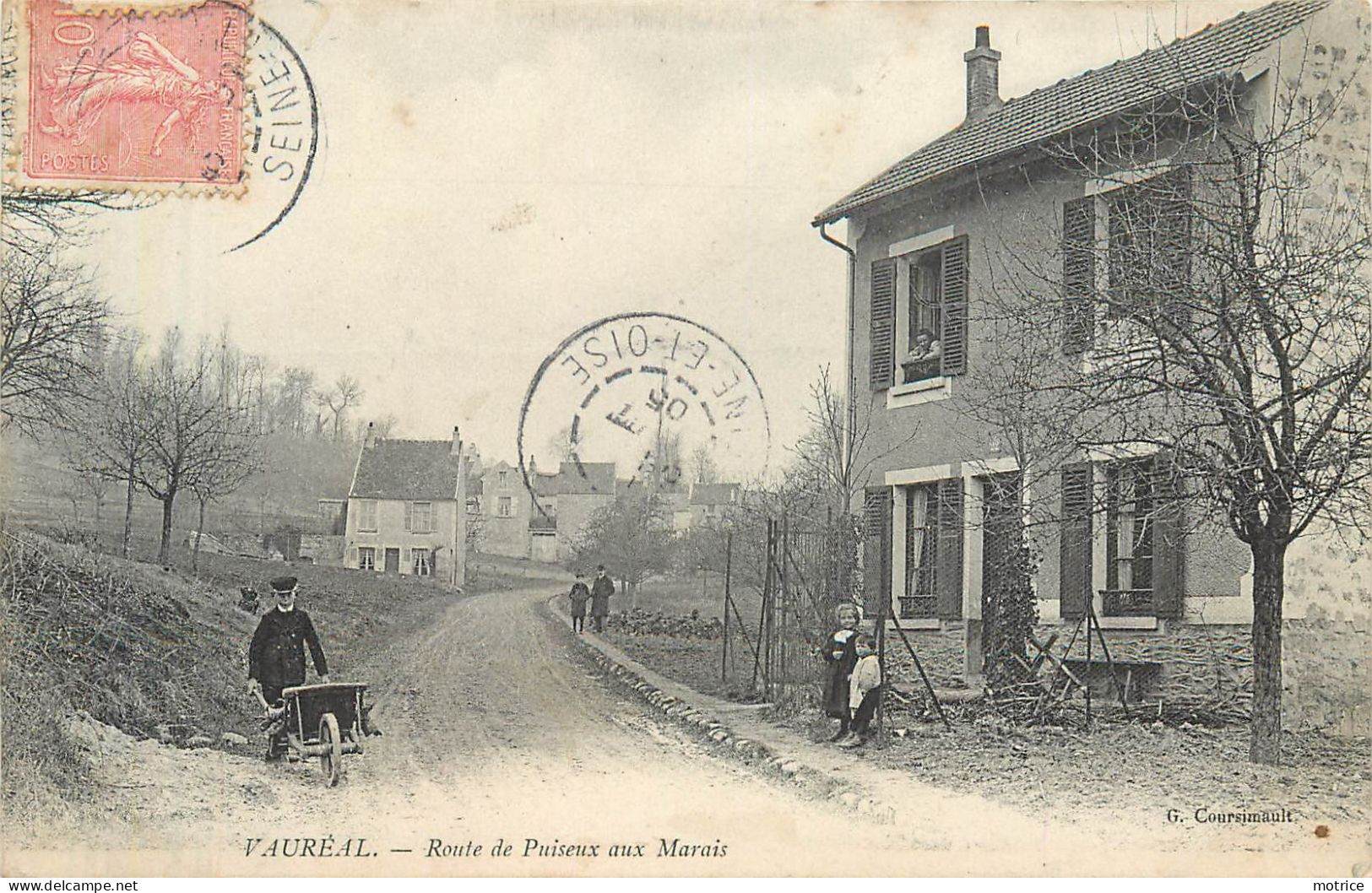 VAUREAL - Route De Puiseux Aux Marais. - Vauréal