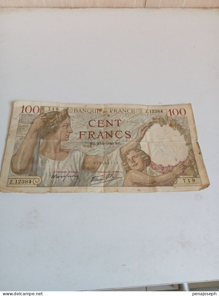 Billet De 100 Francs 1940 - 100 F 1939-1942 ''Sully''