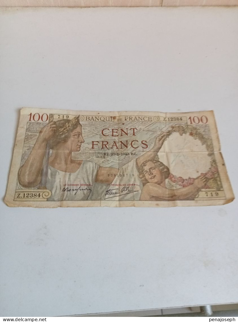 Billet De 100 Francs 1940 - 100 F 1939-1942 ''Sully''