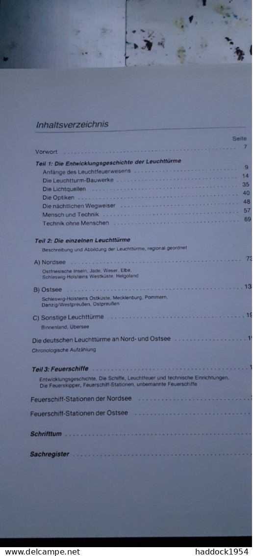 Deutsche Leuchtturme Einst Und Jetzt Friedrich-karl Zemke Koehler 1991 - Técnico