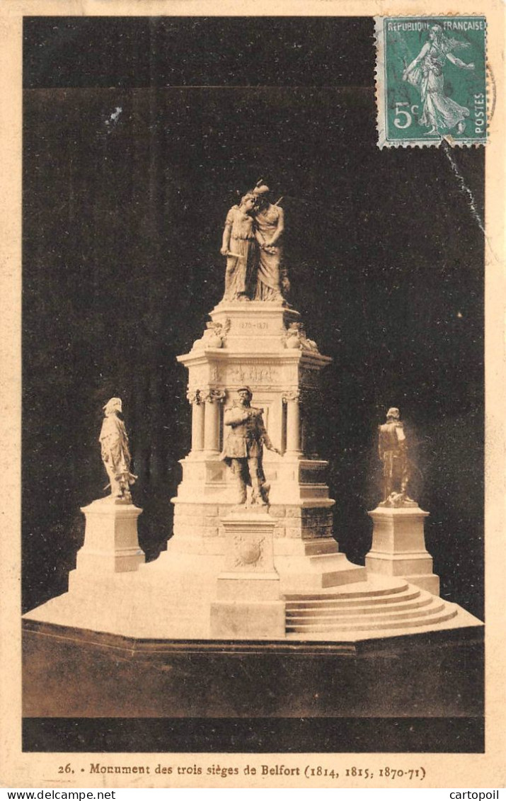 90 - BELFORT - Monument Des Trois Sièges De Belfort - ( 1814 - 1815 - 1870-71 ) - Belfort – Siège De Belfort