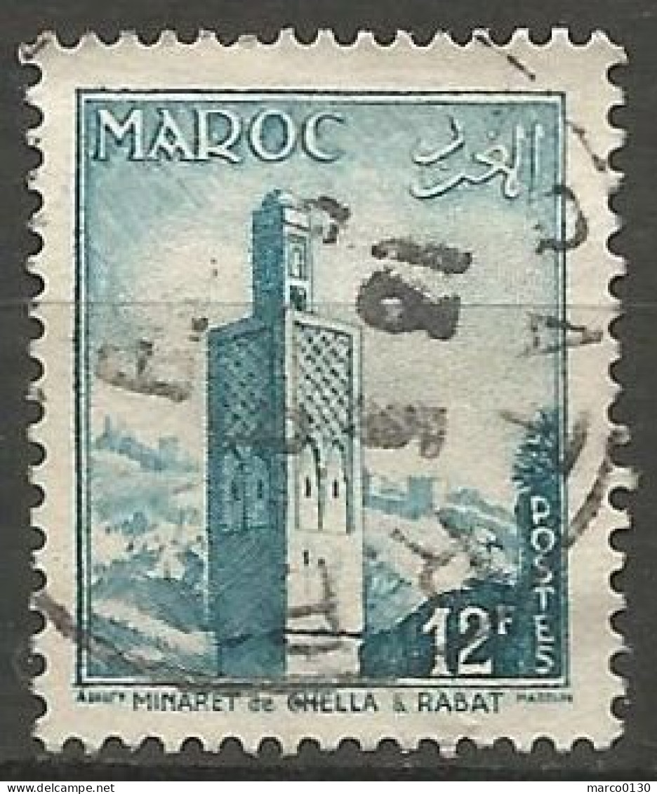 MAROC N° 353 OBLITERE - Usados