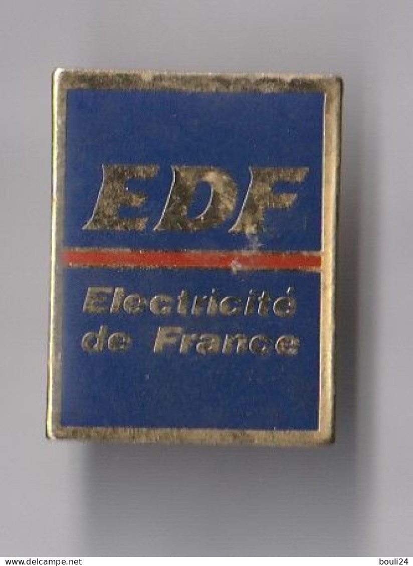 PIN'S THEME  EDF  GRAND FORMAT ELECTRICITE DE FRANCE - EDF GDF