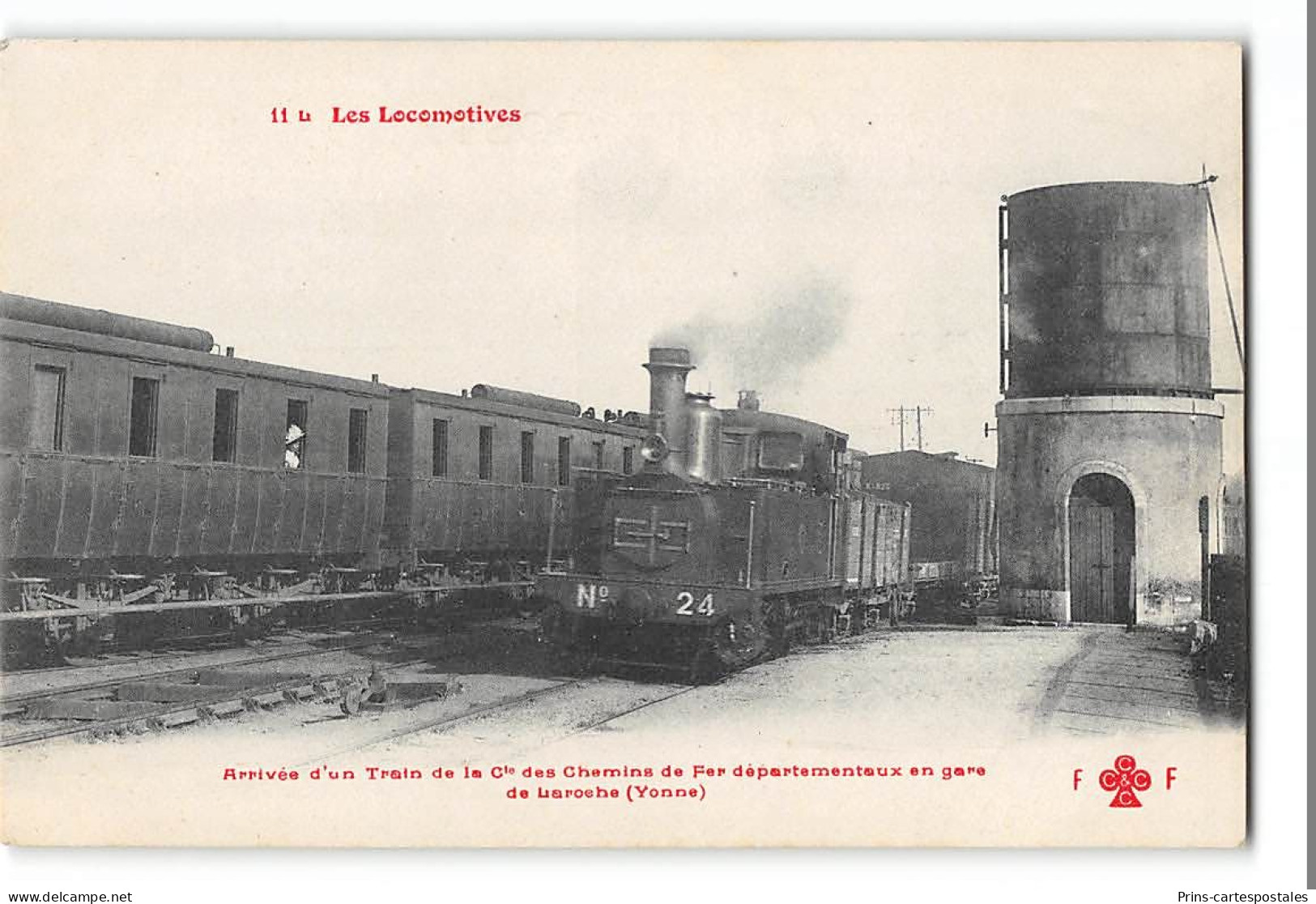 CPA 89 Arrivée D'un Train De La Compagnie Des CFD En Gare De Laroche - Laroche Saint Cydroine