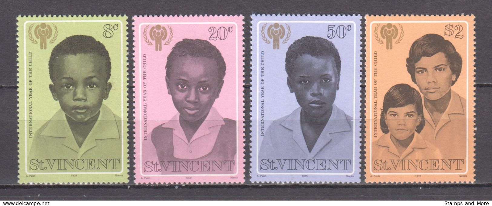1979 St Vincent  Mi 512-515 MNH INTERNATIONAL YEAR OF THE CHILD - UNICEF - UNICEF