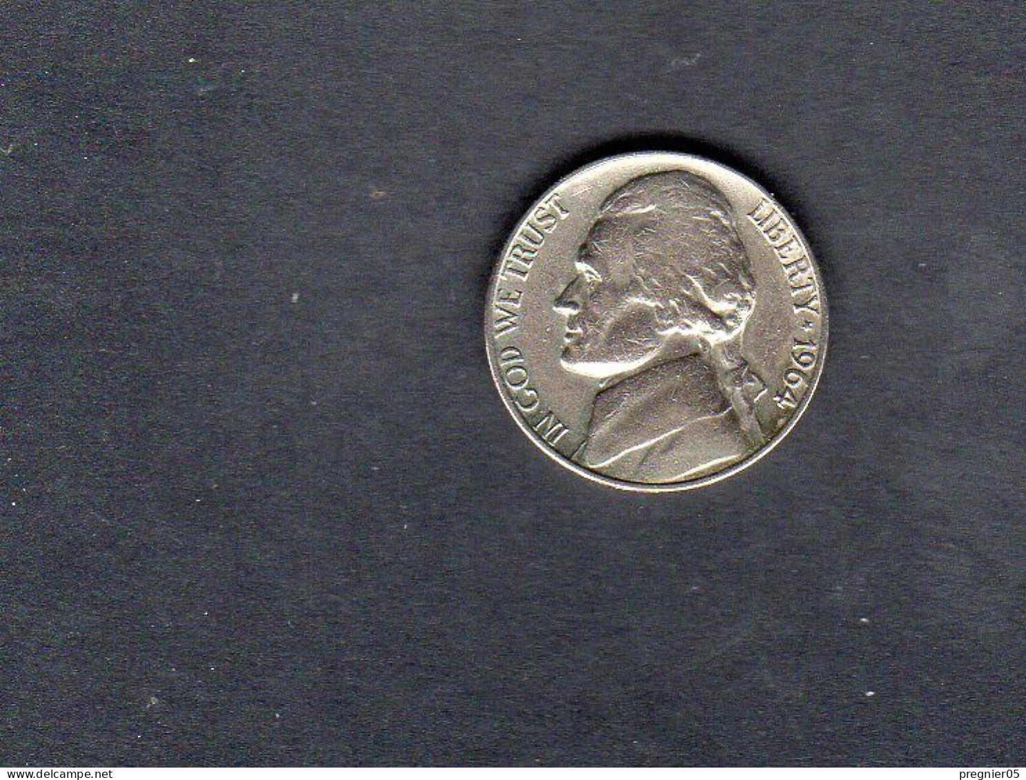 USA - Pièce 5 Cents "Jefferson Nickel"  1964 TB/F  KM.192 - 1938-…: Jefferson