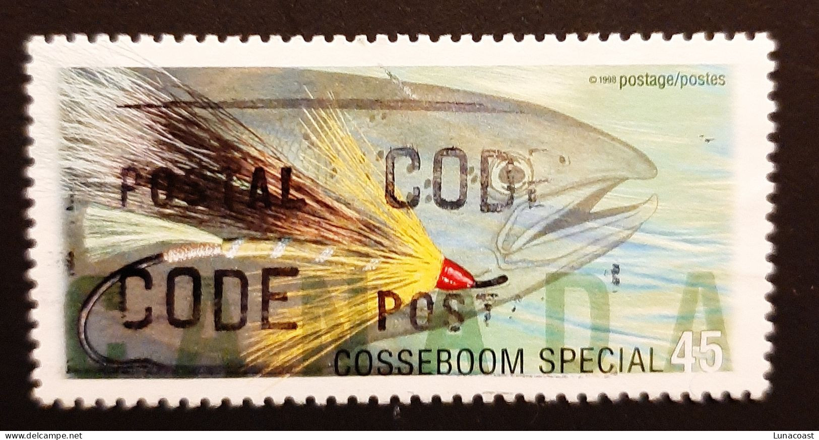 Canada 1998  USED  Sc 1720    45c  Fishing Flies, Cosseboom Special - Oblitérés