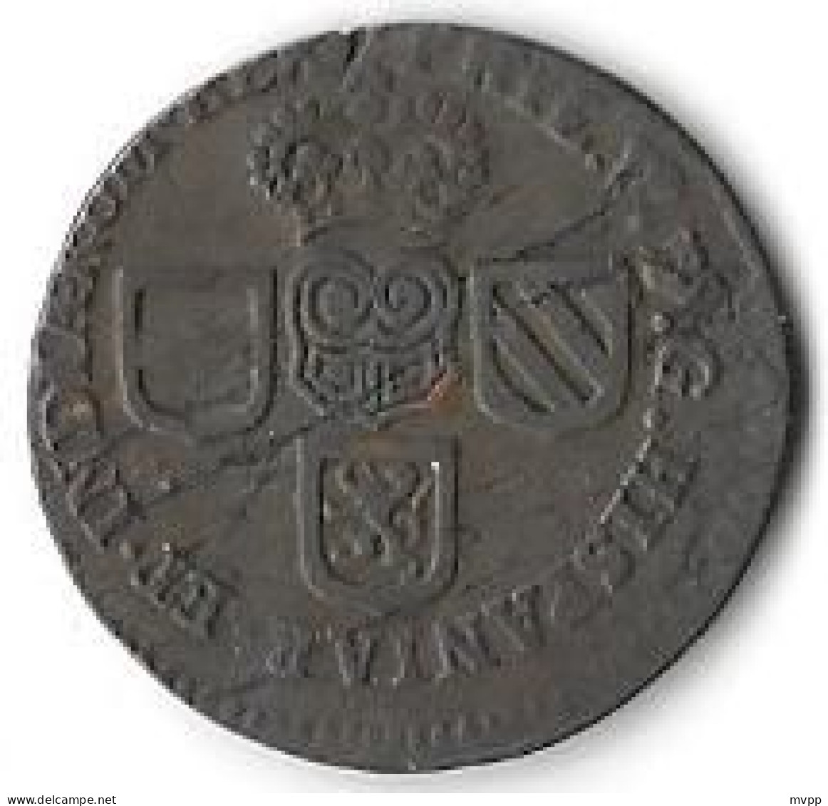 Philippus V - 1 Liard- 1702 (Namur) -Cu - Cat KM #  2 -  VF/VVF - Spaanse Nederlanden