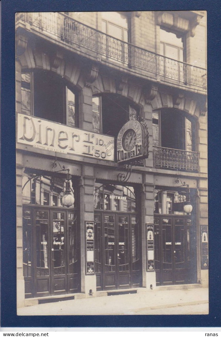 CPA [75] Paris > Carte Photo Non Circulée Café, Hôtel, Restaurant Hoffmann Judaïca Jewish - Cafés, Hotels, Restaurants