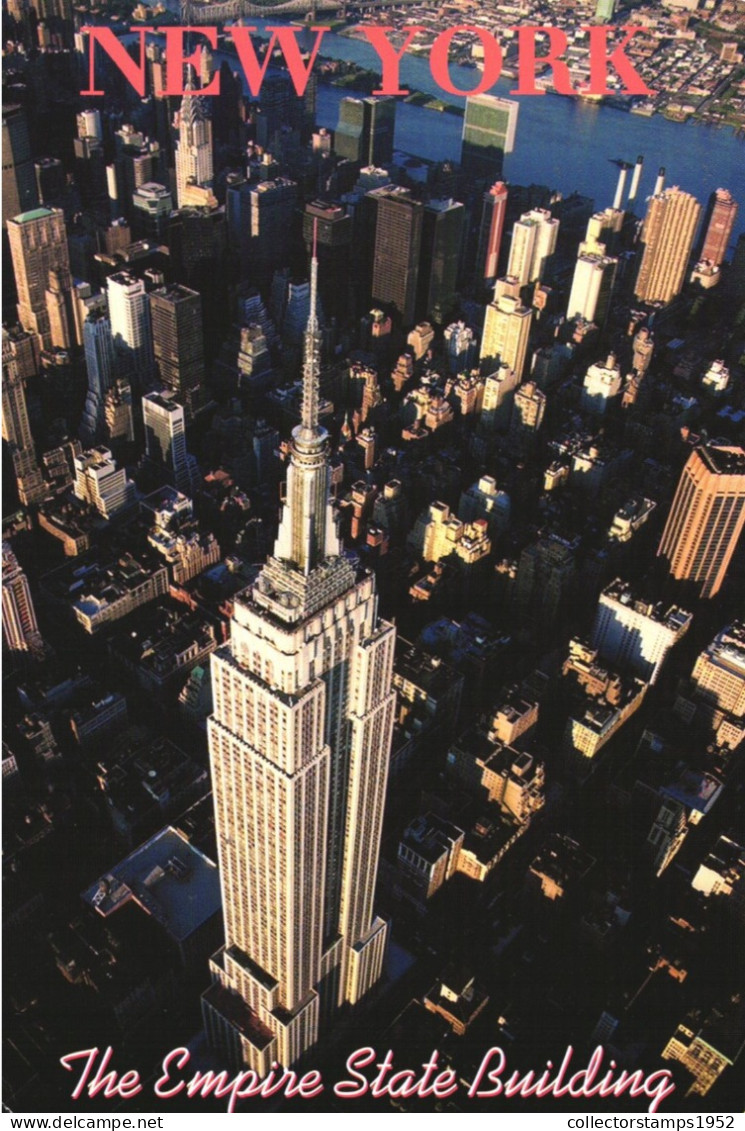 EMPIRE STATE BUILDING, NEW YORK, ARCHITECTURE, UNITED STATES, POSTCARD - Empire State Building