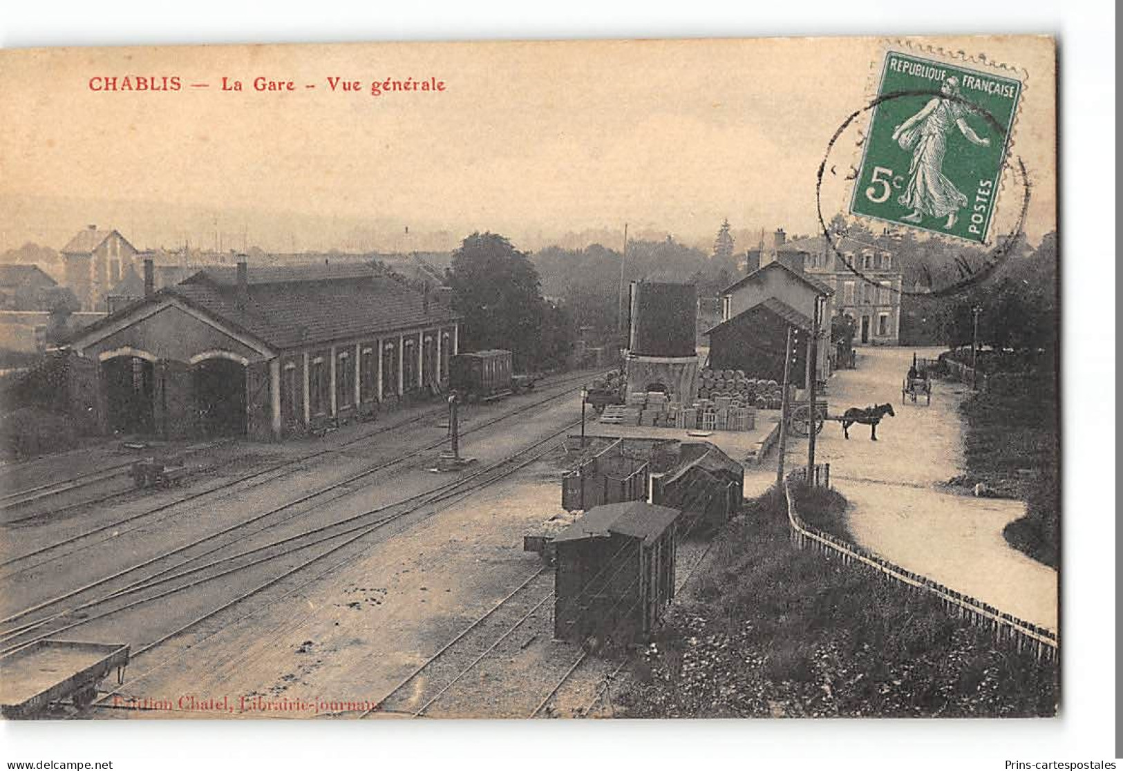 CPA 89 Chablis La Gare - Chablis