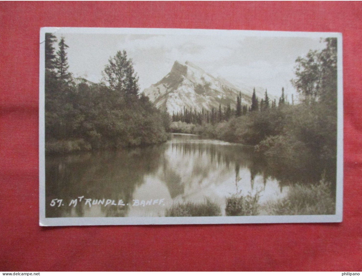 RPPC Mt. Rundle  Banff  Canada > Alberta > Banff       Ref 6302 - Banff