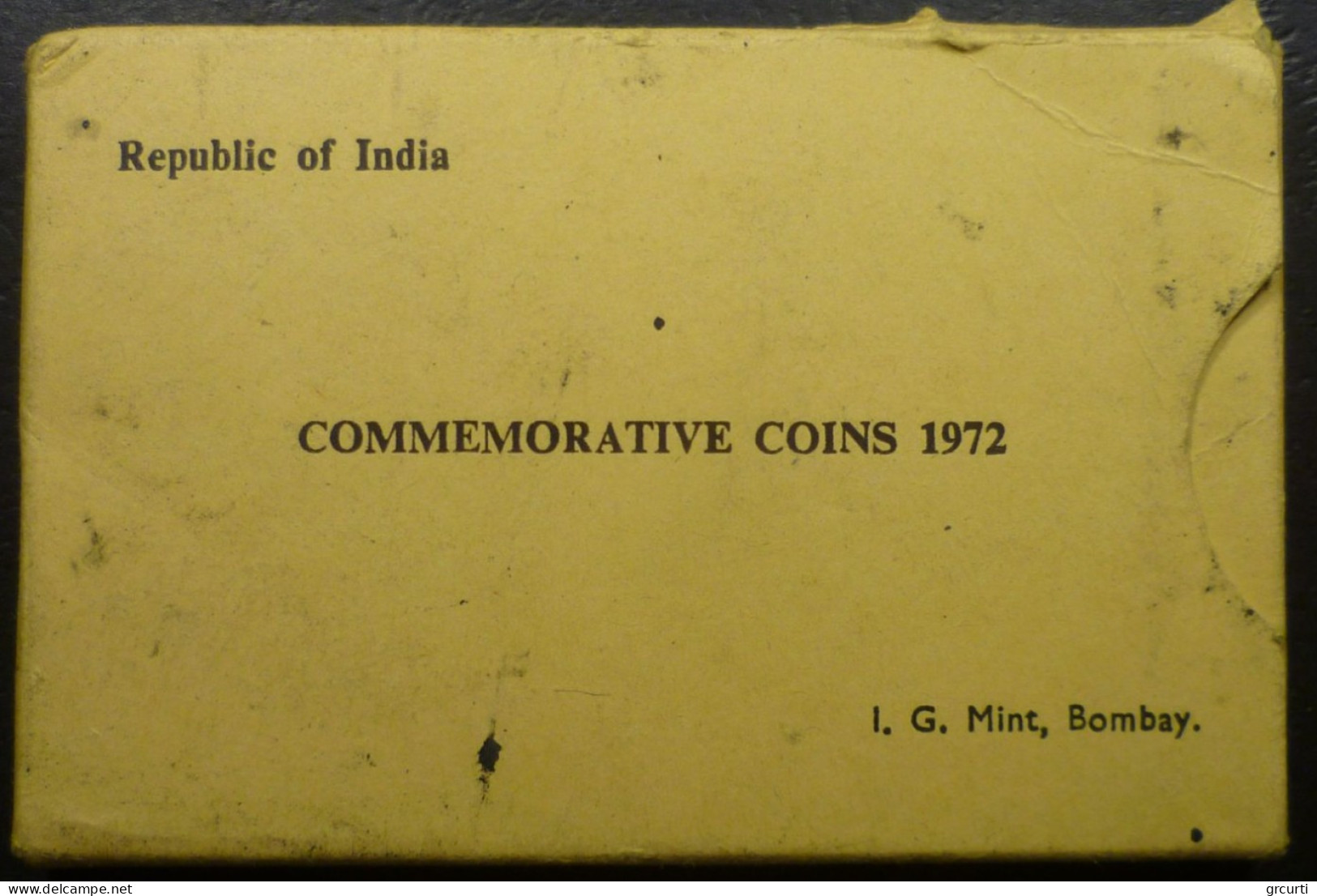 India - 50 Paise + 10 Rupie 1972 - 25° Indipendenza - KM# 60 + KM# 187.1