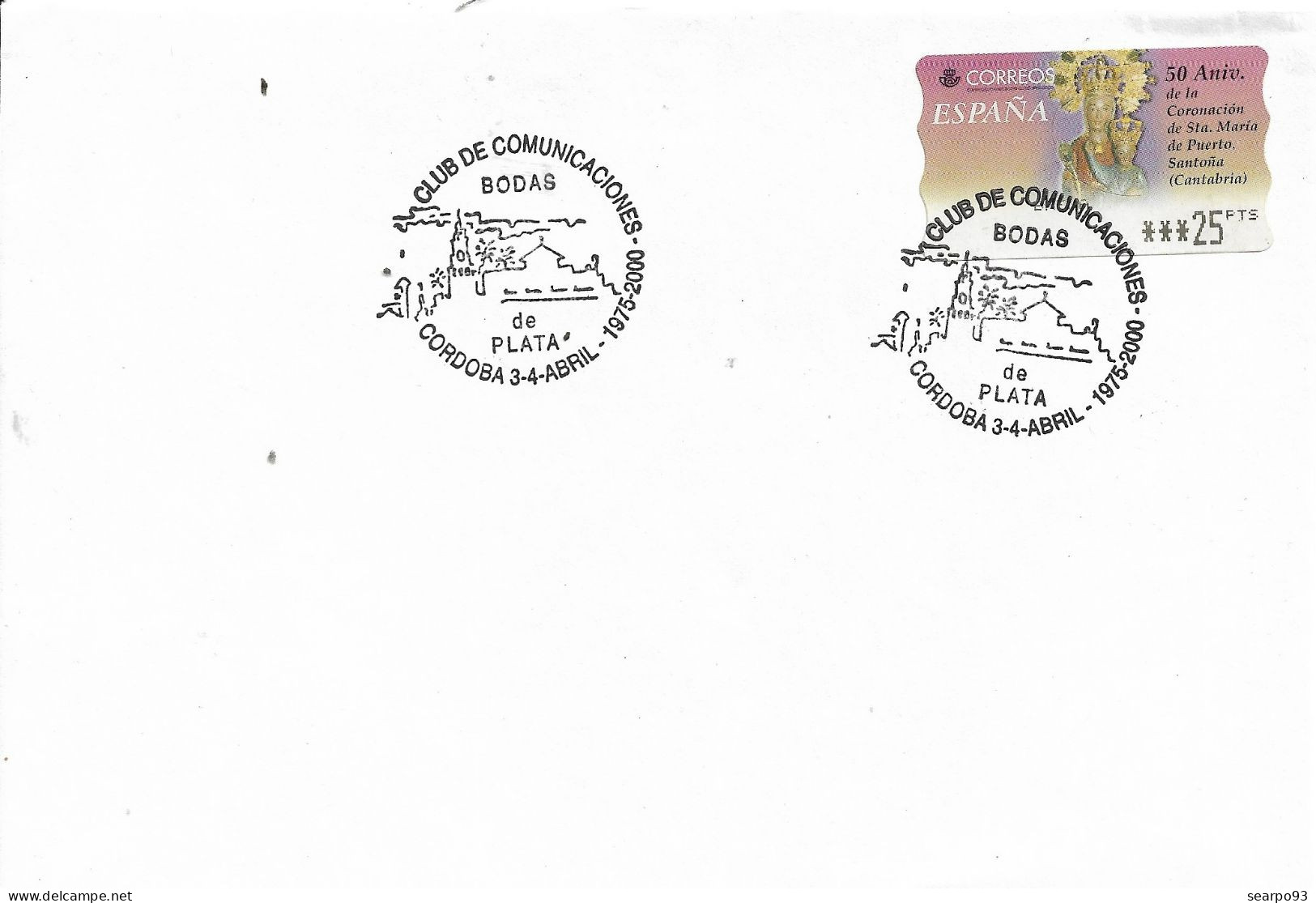 SPAIN. POSTMARK. COMMUNICATIONS CLUB. CORDOBA. 2000 - Other & Unclassified