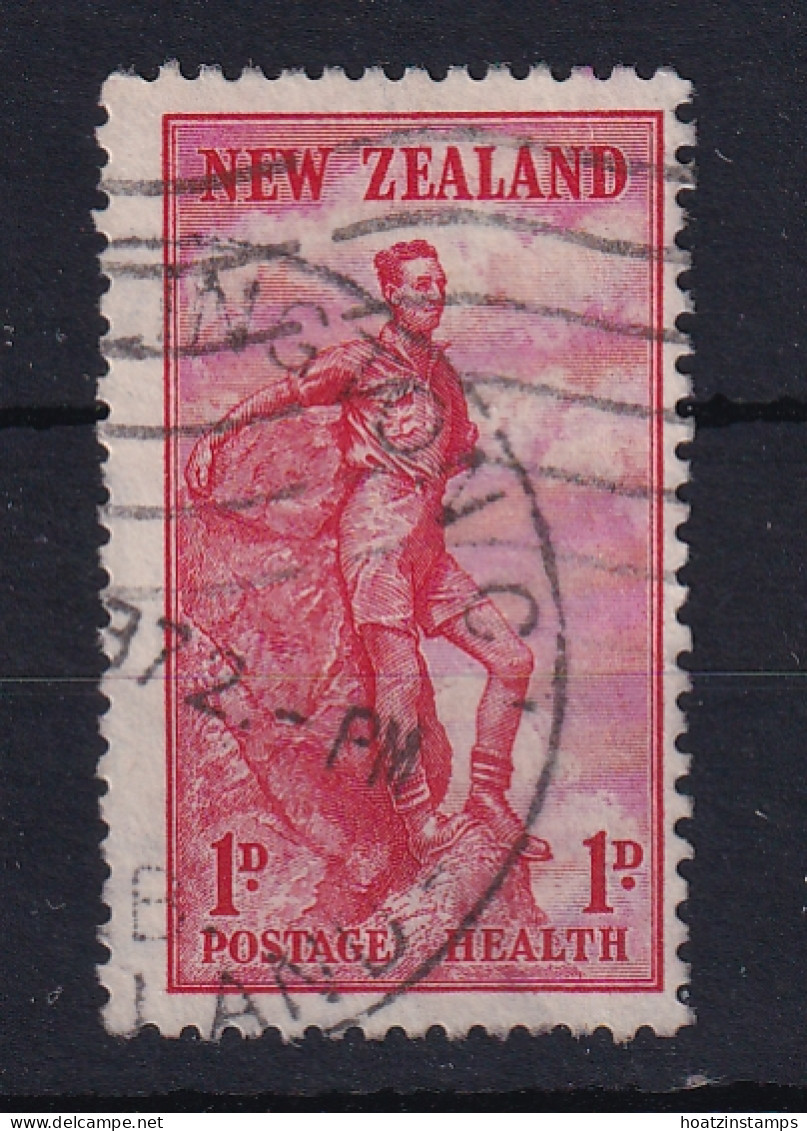 New Zealand: 1937   Health Stamp     SG602   1d + 1d    Used - Usados