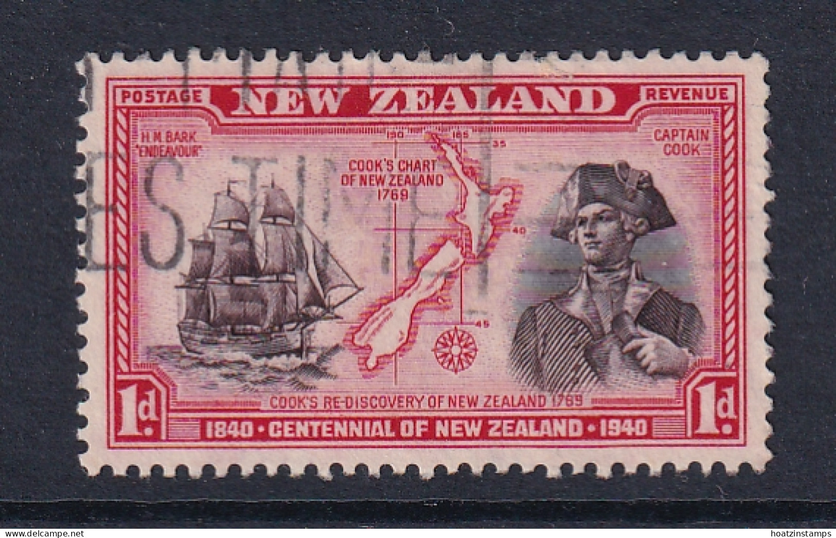 New Zealand: 1940   Centennial    SG614   1d    Used - Gebruikt