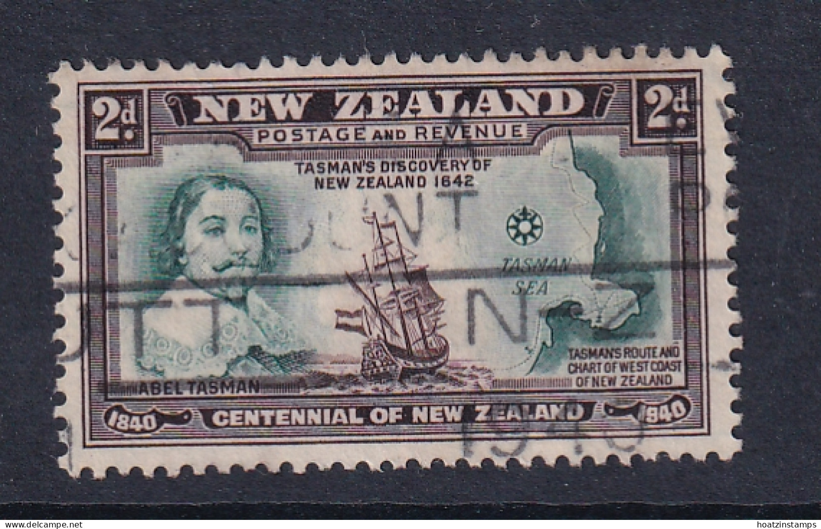 New Zealand: 1940   Centennial    SG616   2d    Used - Gebraucht