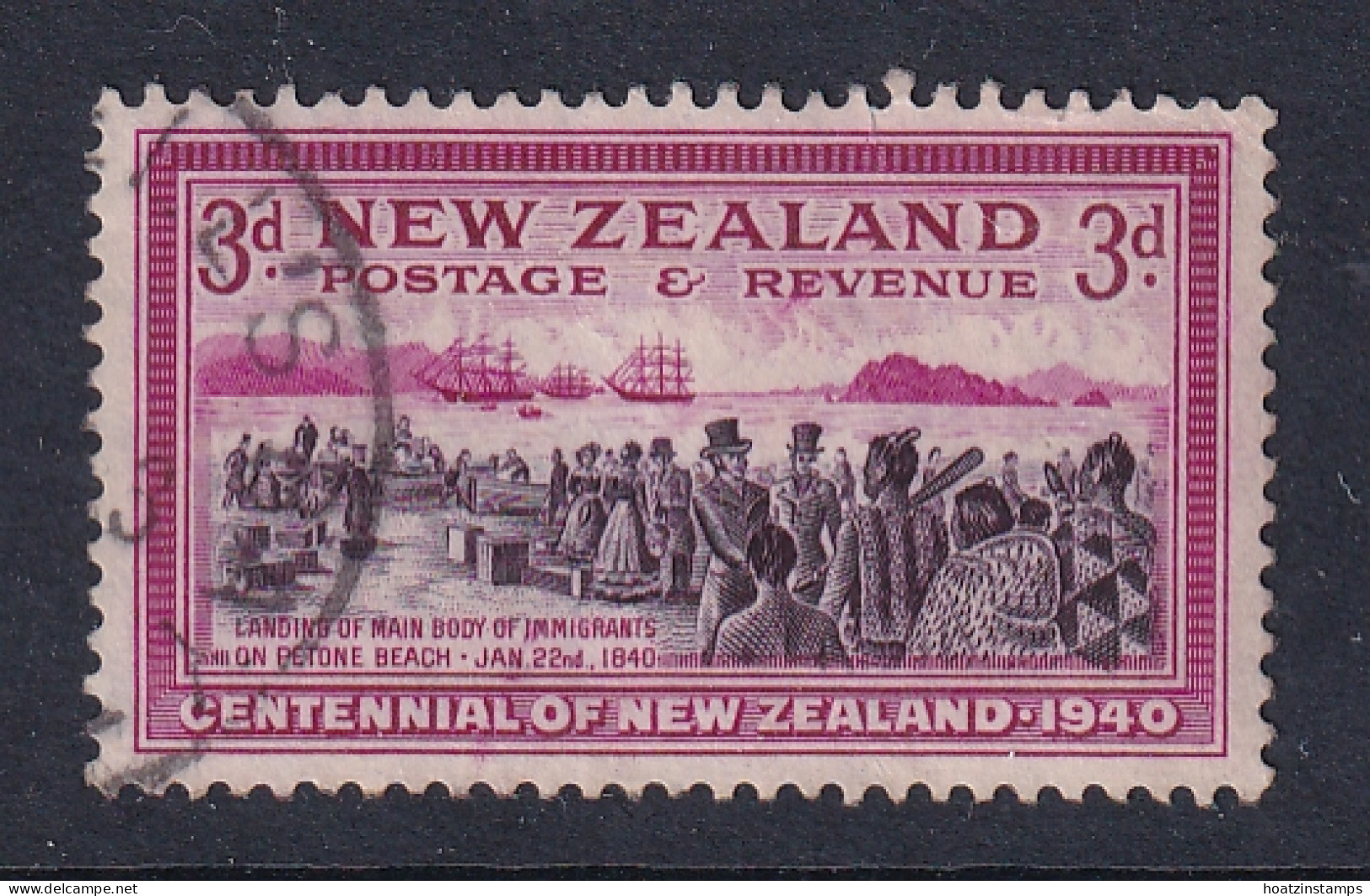 New Zealand: 1940   Centennial    SG618   3d    Used - Usados