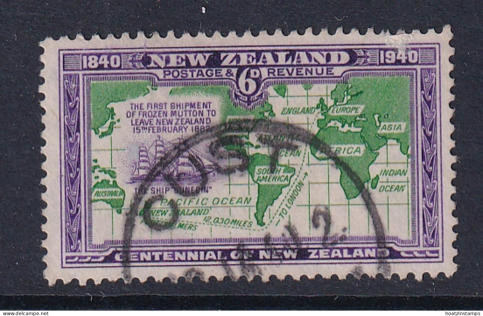 New Zealand: 1940   Centennial    SG621   6d    Used - Usati