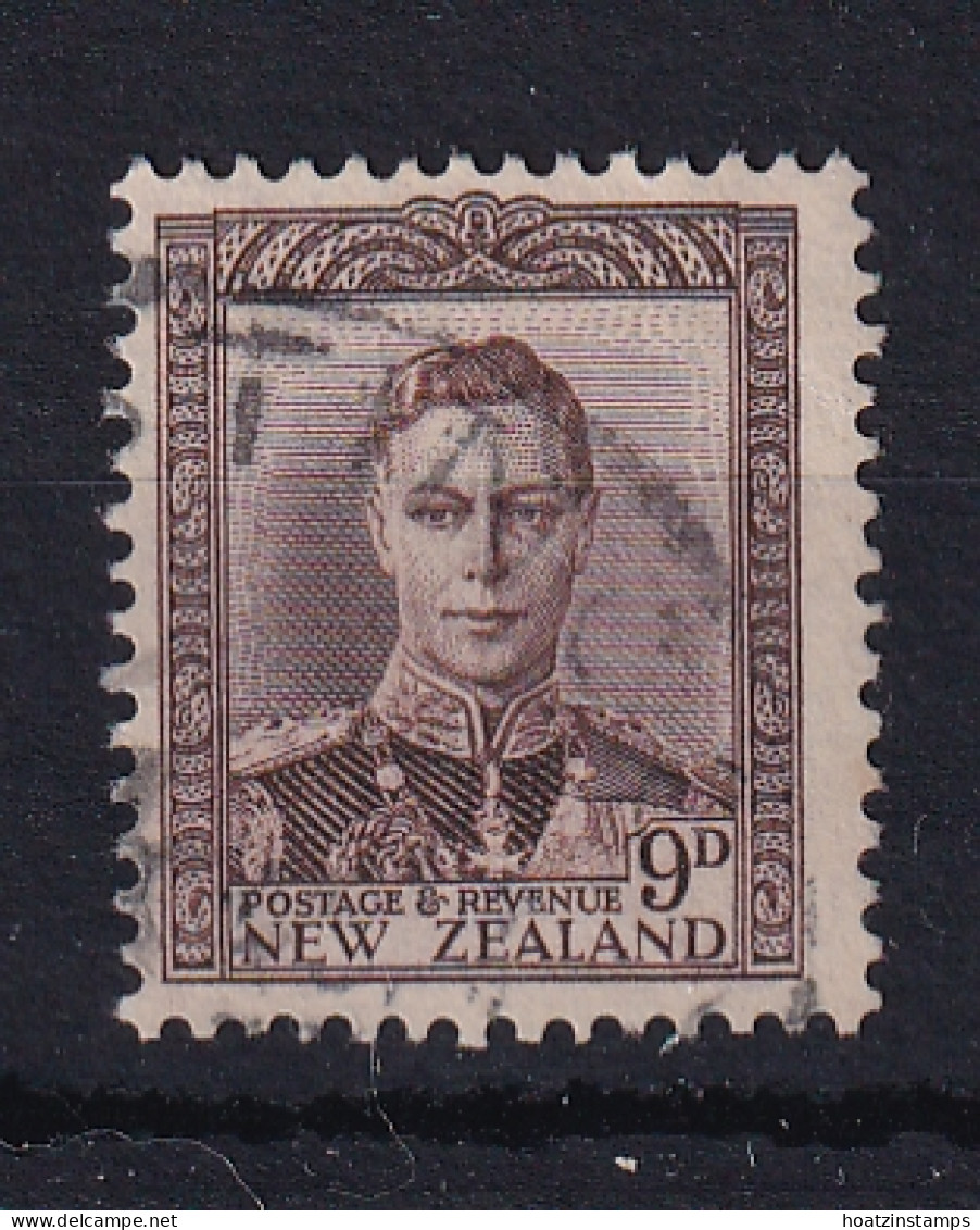 New Zealand: 1947/52   KGVI   SG685   9d      Used - Gebraucht