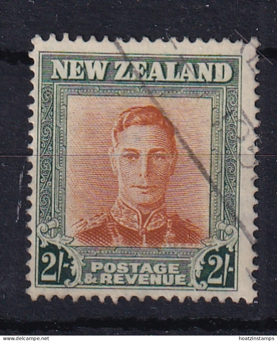 New Zealand: 1947/52   KGVI   SG688   2/-      Used - Gebruikt