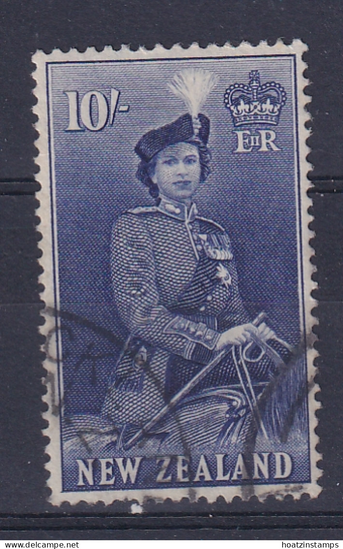 New Zealand: 1953/59   QE II   SG736   10/-    Used - Used Stamps