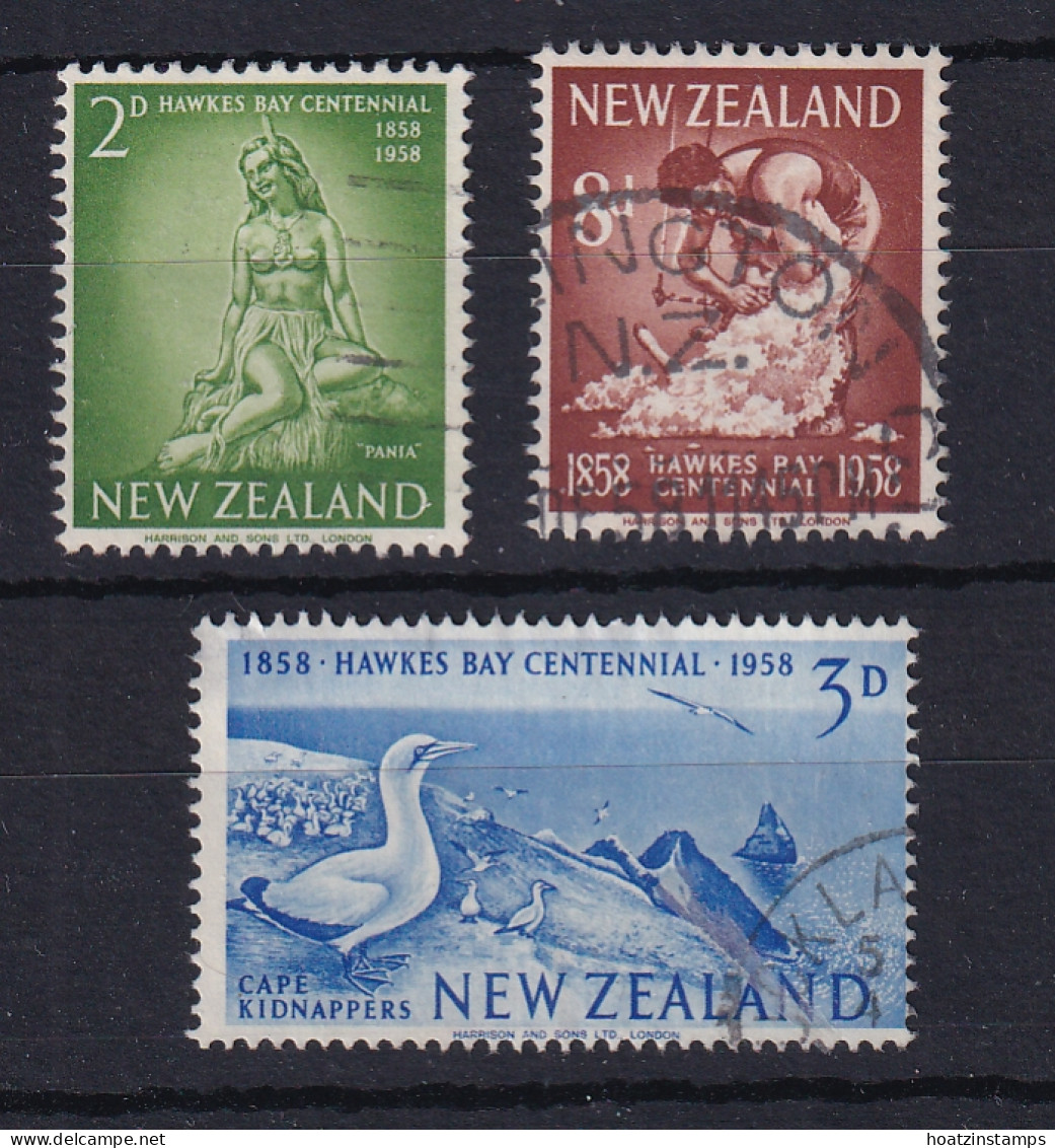 New Zealand: 1958   Centenary Of Hawke's Bay Province   Used - Usati