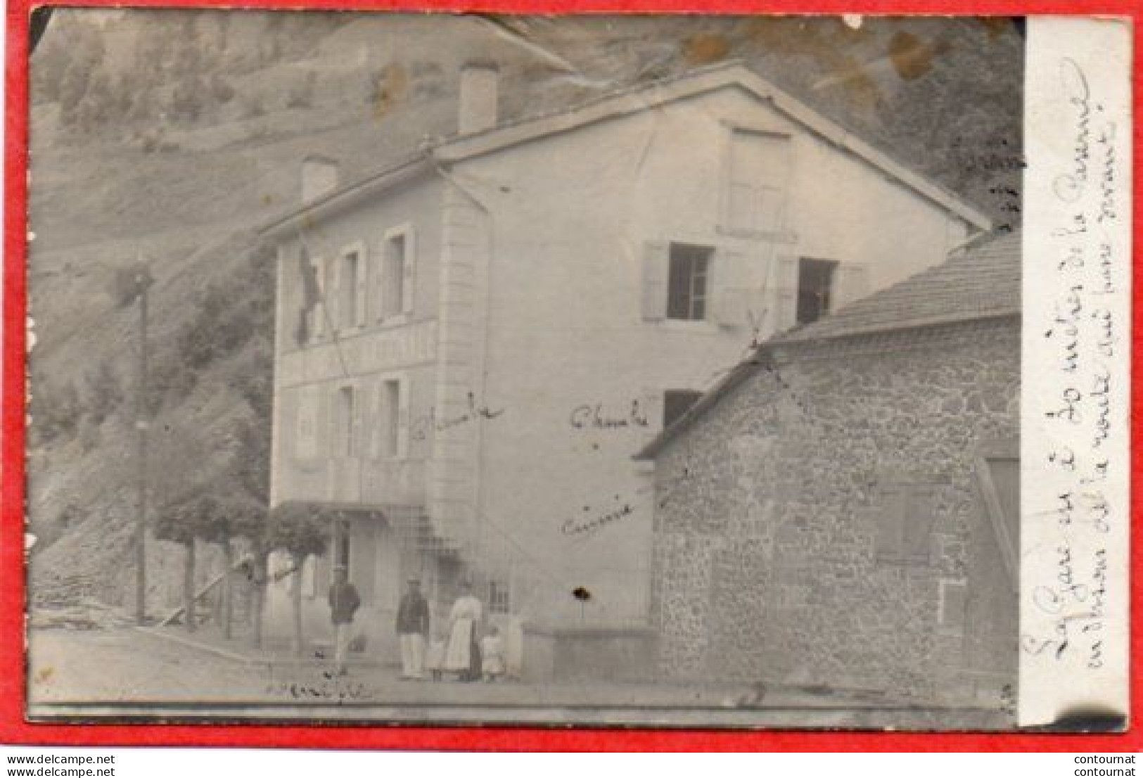 PHOTOCARTE Format CPA 43 MONISTROL SUR ALLIER Photo La Gare Prés BRIOUDE - Monistrol Sur Loire