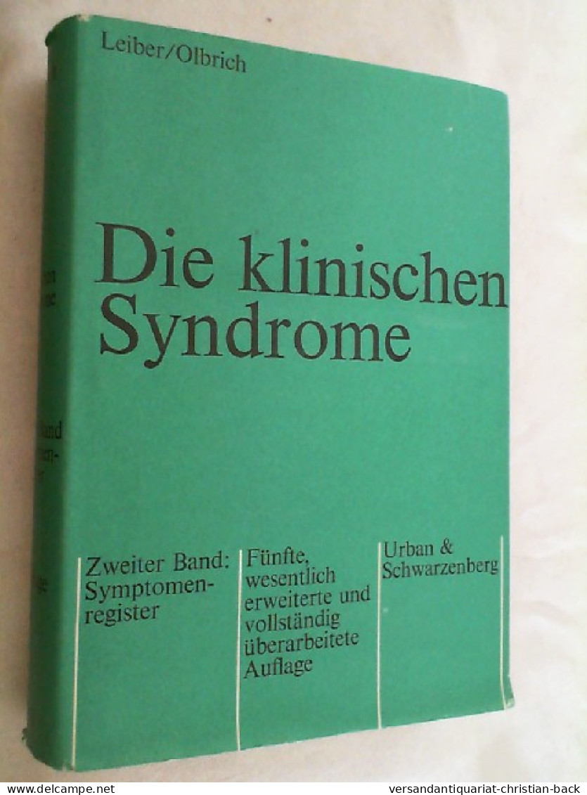 Die Klinischen Syndrome; Teil: Bd. 2., Symptomenregister - Santé & Médecine