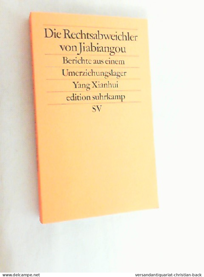 Die Rechtsabweichler Von Jiabiangou : Berichte Aus Einem Umerziehungslager. - Biografieën & Memoires