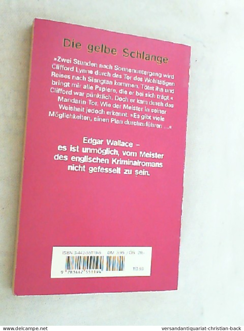 Die Gelbe Schlange - Thriller