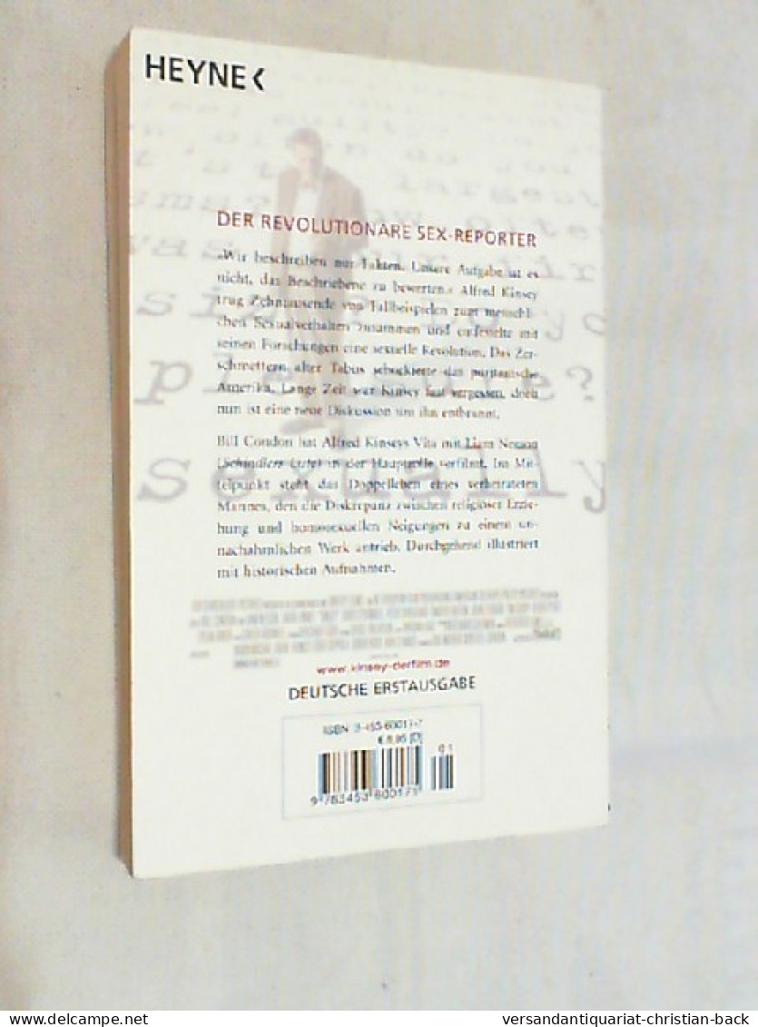 Kinsey : Let's Talk About Sex ; Der Mann, Der Die Sexualforschung Revolutionierte; Eine Kurze Geschichte Alfre - Sonstige & Ohne Zuordnung