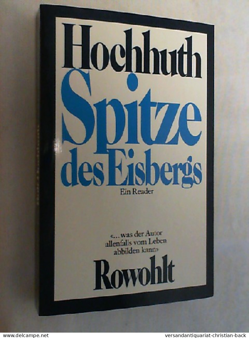 Spitze Des Eisbergs : E. Reader. - Politik & Zeitgeschichte