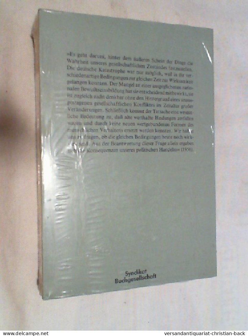 Konsequenzen Der Geschichte : Polit. Beitr. 1946 - 1974. - Política Contemporánea