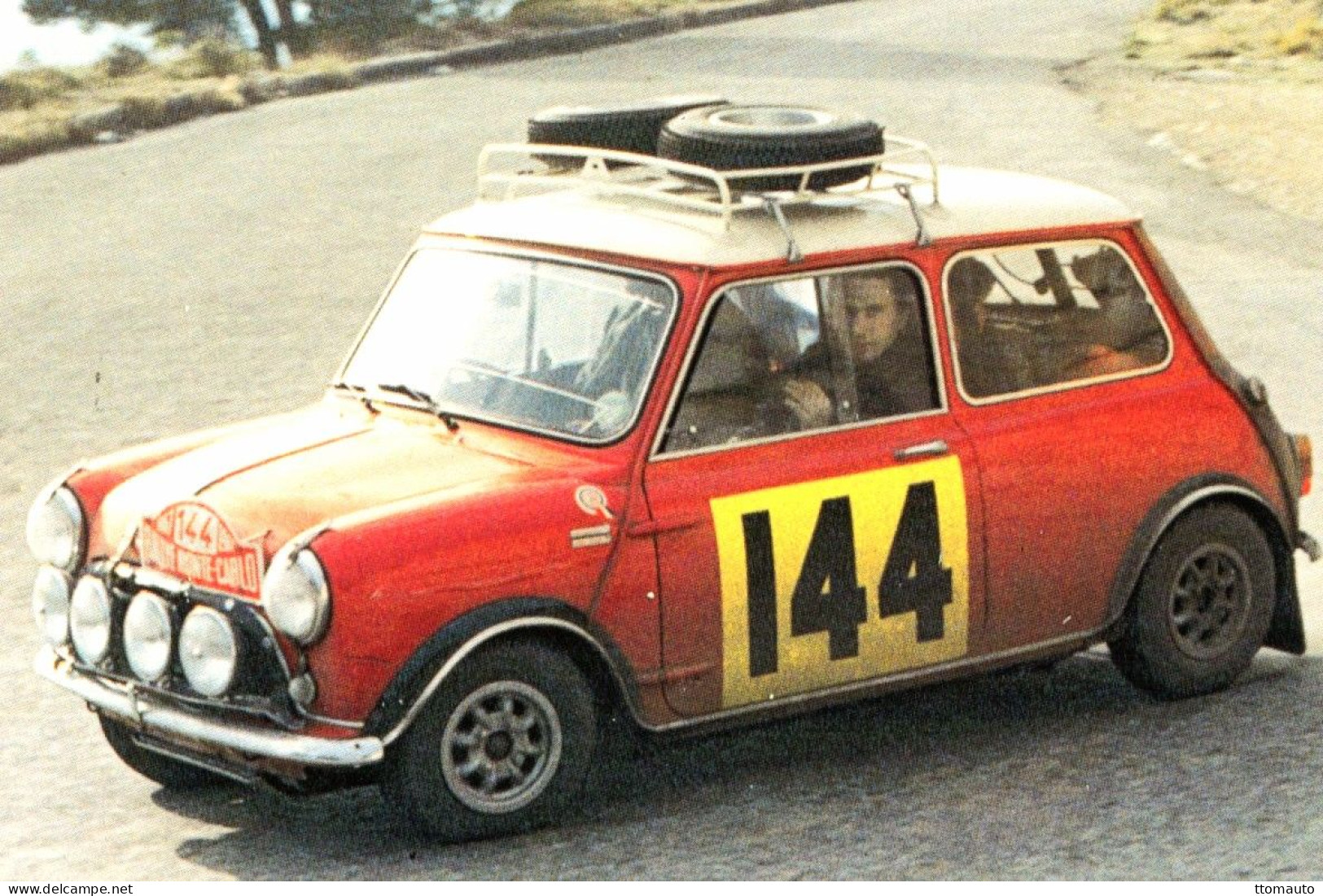 Morris Mini Cooper S  - Rallye Monte-Carlo 1967 - Pilote: Timo Makinen - 15 X 10 Cms PHOTO - Rallyes