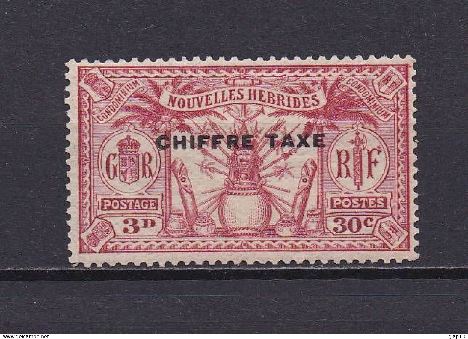 NOUVELLE HEBRIDES 1925 TAXE N°3 NEUF** - Portomarken