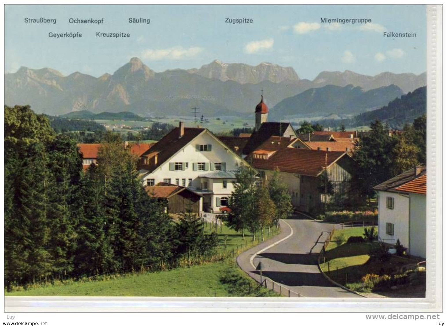 OY - Mittelberg Im Allgäu,  Blick Auf Säuling Und Zugspitze - Panorama - Mittelberg