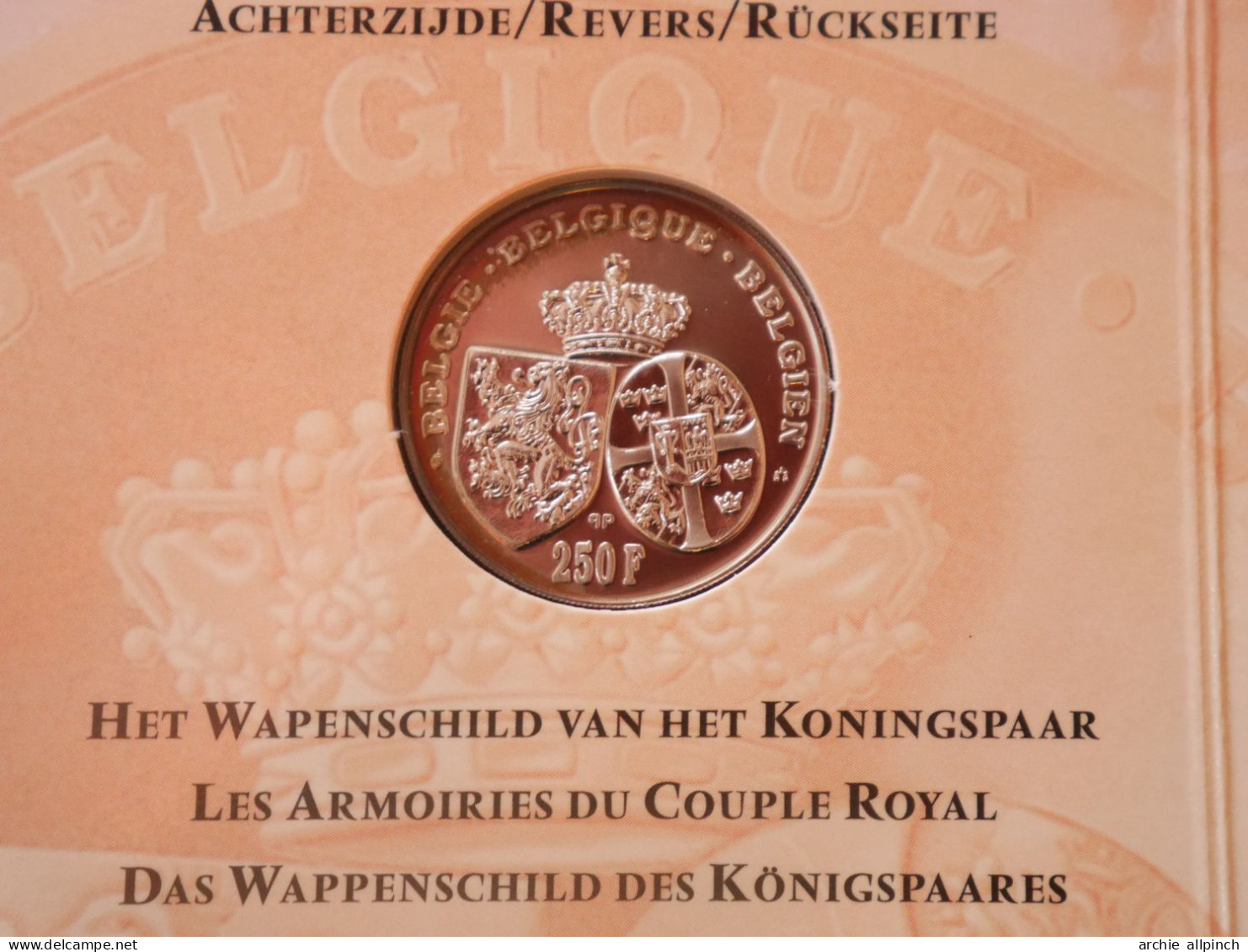 250 BEF - 1935 -1995 - Monnaie Commémorative En Argent - Astrid 1935-1995 - Verzamelingen