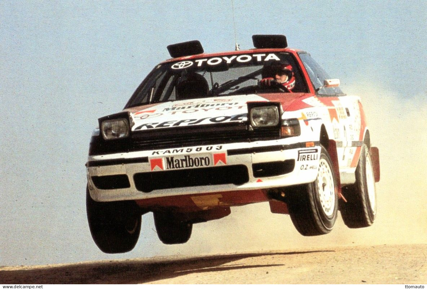 Toyota Celica 4WD Turbo - Rallye Acropolis 1990 - Pilote: Carlos Sainz - 15 X 10 Cms PHOTO - Rally