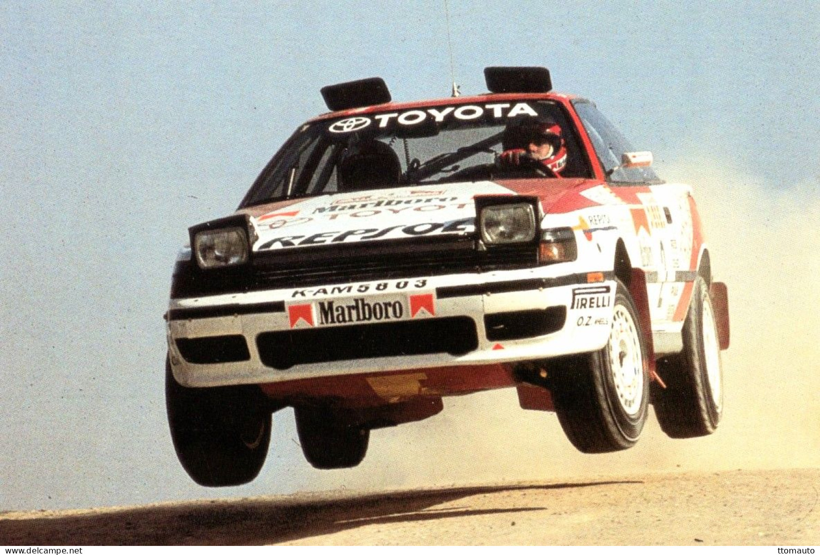 Toyota Celica 4WD Turbo - Rallye Acropolis 1990 - Pilote: Carlos Sainz - 15 X 10 Cms PHOTO - Rallyes