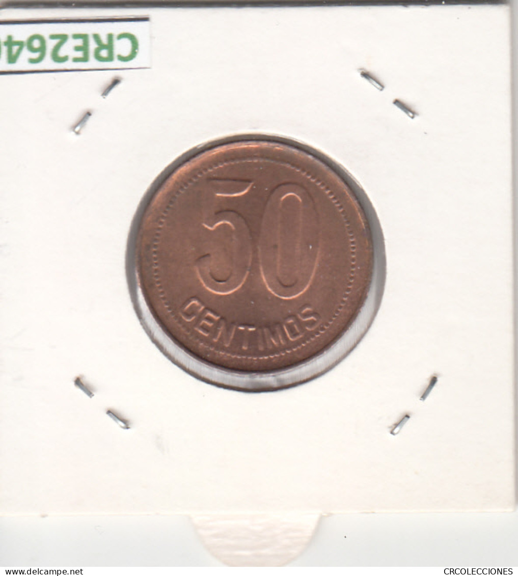 CRE2646 MONEDA ESPAÑA II REPUBLICA 50 CENTIMOS 1937 EBC  - Autres & Non Classés